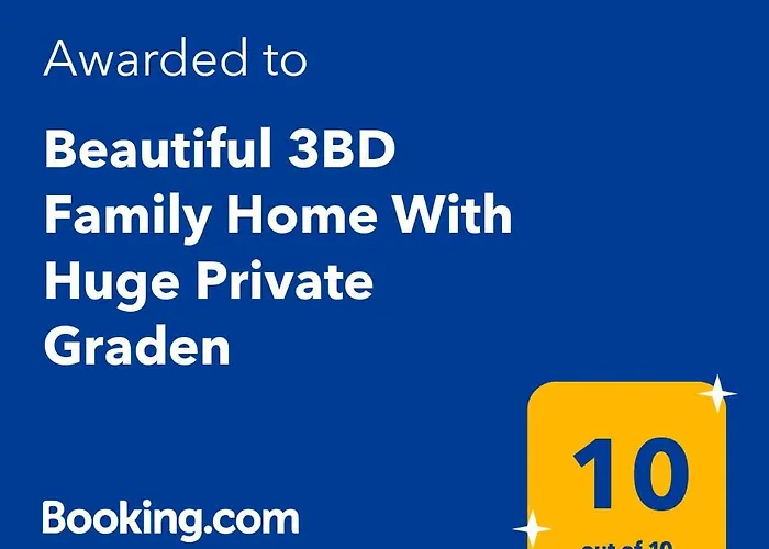 Beautiful 3Bd Family Home With Huge Private Graden